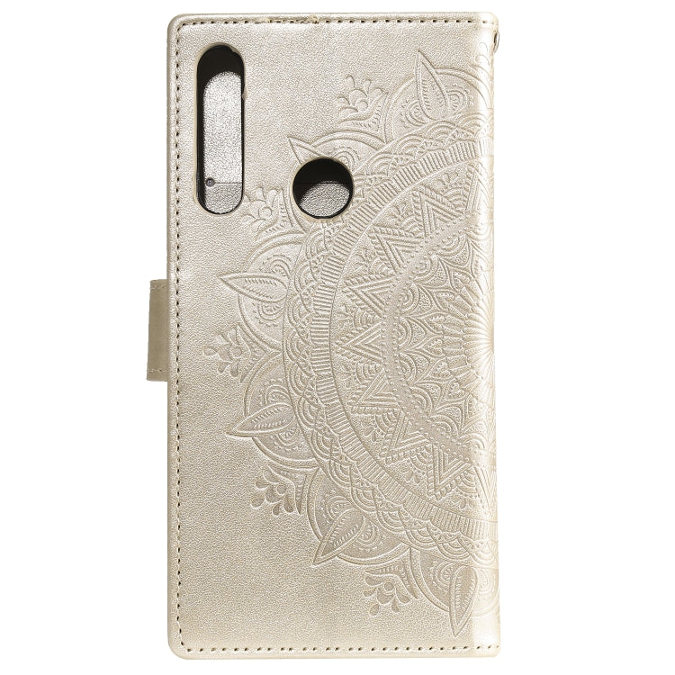 For Huawei P smart Z Totem Flower Embossed Horizontal Flip TPU + PU Leather Case with Holder & Card Slots & Wallet