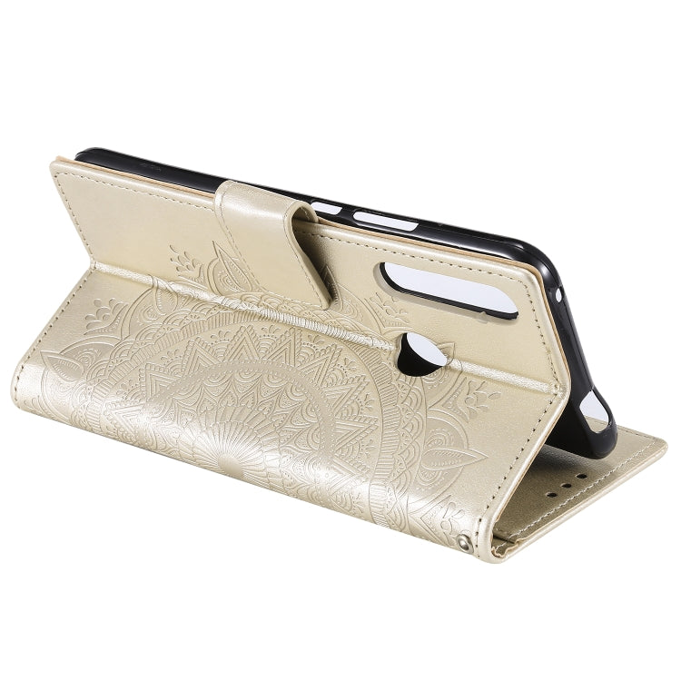 For Huawei P smart Z Totem Flower Embossed Horizontal Flip TPU + PU Leather Case with Holder & Card Slots & Wallet