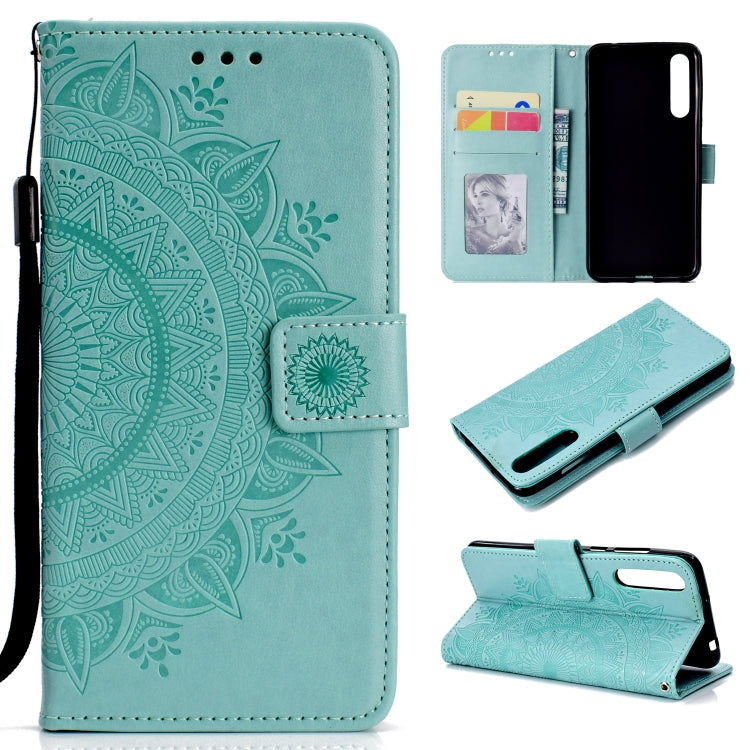 For Huawei P20 Pro Totem Flower Embossed Horizontal Flip TPU + PU Leather Case with Holder & Card Slots & Wallet