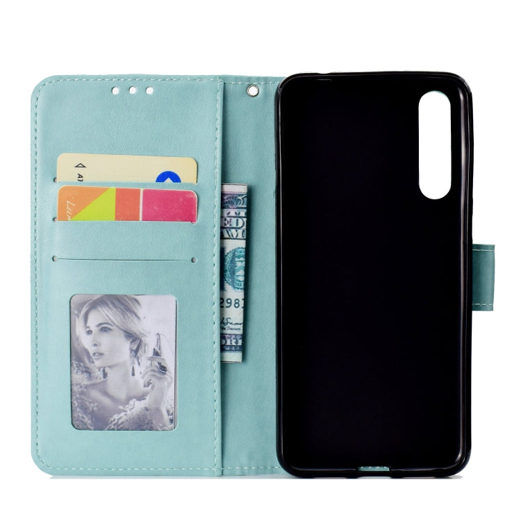 For Huawei P20 Pro Totem Flower Embossed Horizontal Flip TPU + PU Leather Case with Holder & Card Slots & Wallet