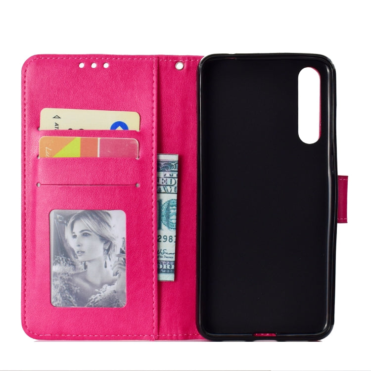 For Huawei P20 Pro Totem Flower Embossed Horizontal Flip TPU + PU Leather Case with Holder & Card Slots & Wallet