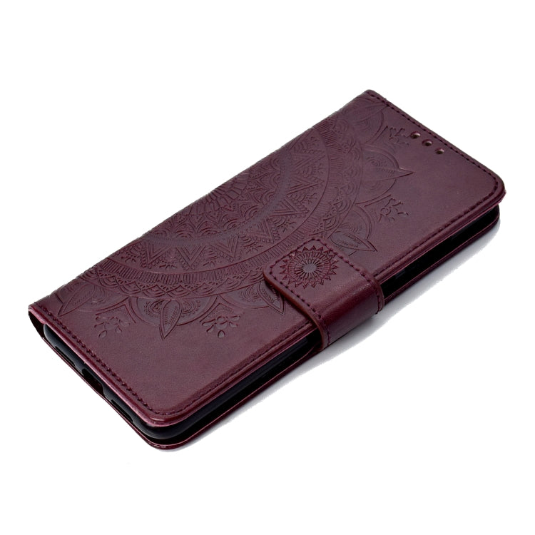 For Huawei P20 Pro Totem Flower Embossed Horizontal Flip TPU + PU Leather Case with Holder & Card Slots & Wallet