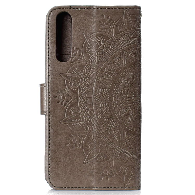 For Huawei P20 Pro Totem Flower Embossed Horizontal Flip TPU + PU Leather Case with Holder & Card Slots & Wallet