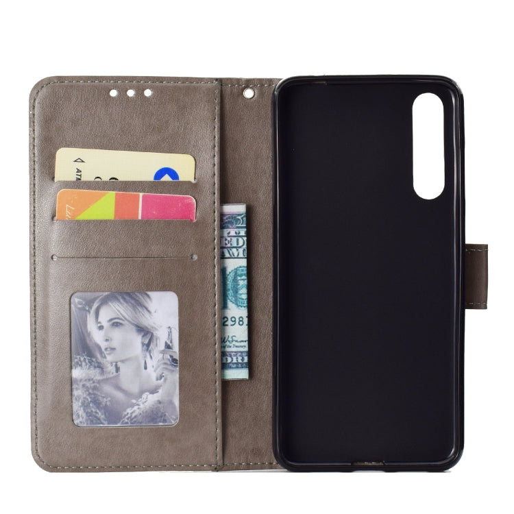 For Huawei P20 Pro Totem Flower Embossed Horizontal Flip TPU + PU Leather Case with Holder & Card Slots & Wallet