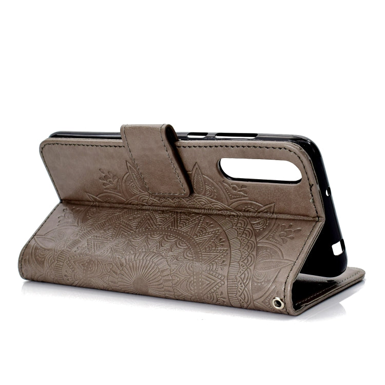 For Huawei P20 Pro Totem Flower Embossed Horizontal Flip TPU + PU Leather Case with Holder & Card Slots & Wallet