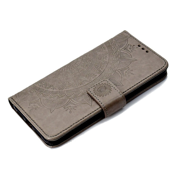For Huawei P20 Pro Totem Flower Embossed Horizontal Flip TPU + PU Leather Case with Holder & Card Slots & Wallet