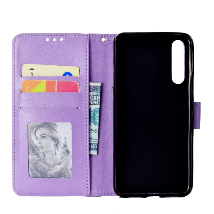 For Huawei P20 Pro Totem Flower Embossed Horizontal Flip TPU + PU Leather Case with Holder & Card Slots & Wallet