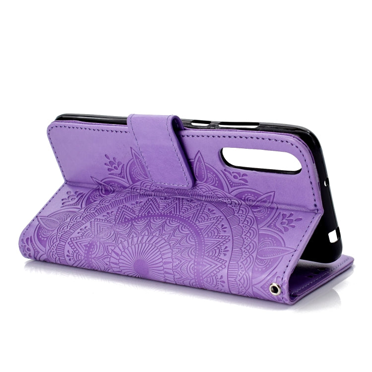 For Huawei P20 Pro Totem Flower Embossed Horizontal Flip TPU + PU Leather Case with Holder & Card Slots & Wallet