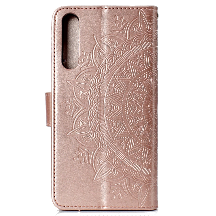 For Huawei P20 Pro Totem Flower Embossed Horizontal Flip TPU + PU Leather Case with Holder & Card Slots & Wallet