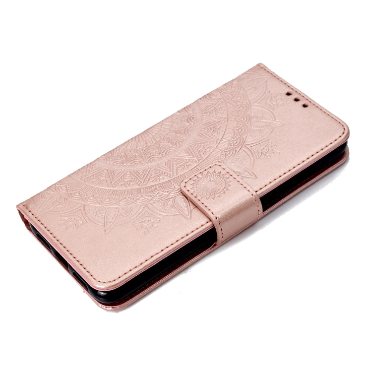 For Huawei P20 Pro Totem Flower Embossed Horizontal Flip TPU + PU Leather Case with Holder & Card Slots & Wallet