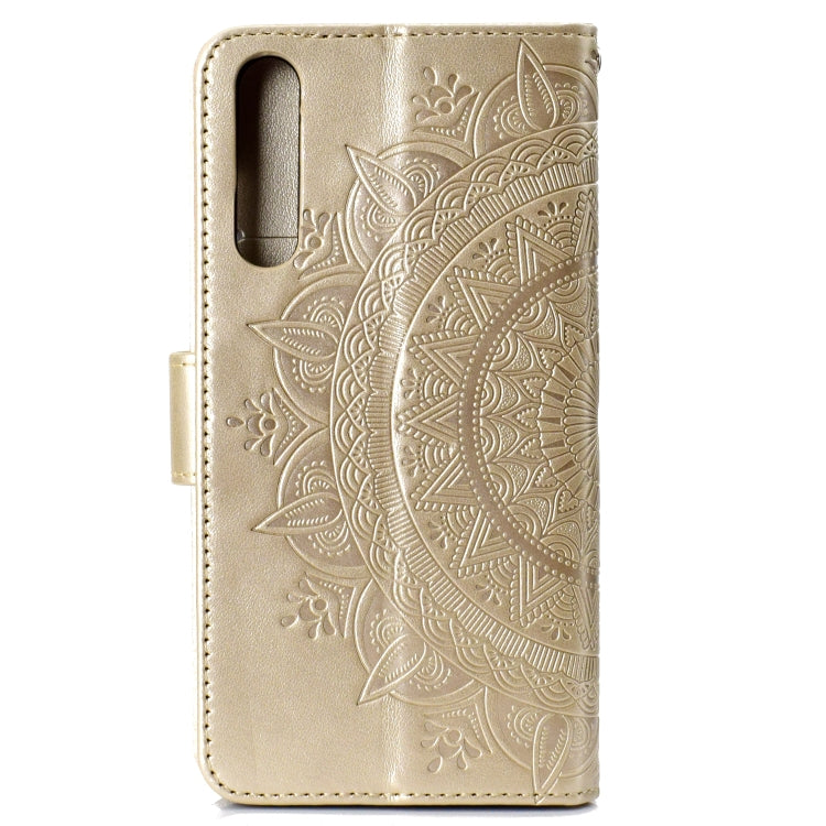 For Huawei P20 Pro Totem Flower Embossed Horizontal Flip TPU + PU Leather Case with Holder & Card Slots & Wallet