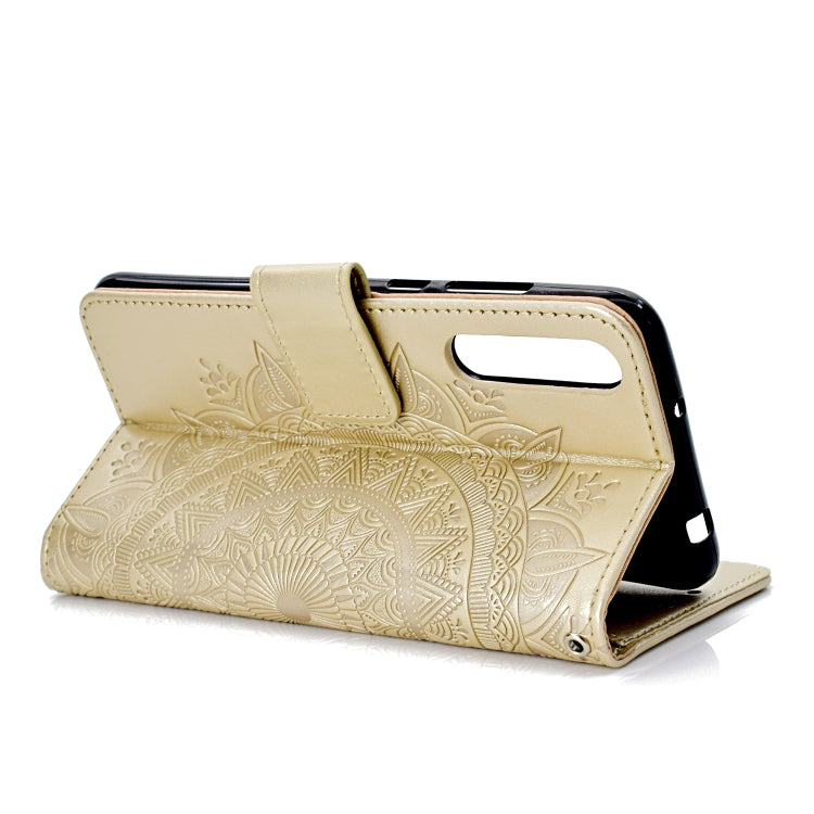 For Huawei P20 Pro Totem Flower Embossed Horizontal Flip TPU + PU Leather Case with Holder & Card Slots & Wallet
