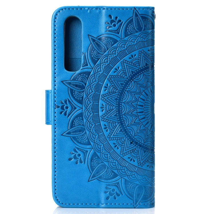 For Huawei P30 Totem Flower Embossed Horizontal Flip TPU + PU Leather Case with Holder & Card Slots & Wallet