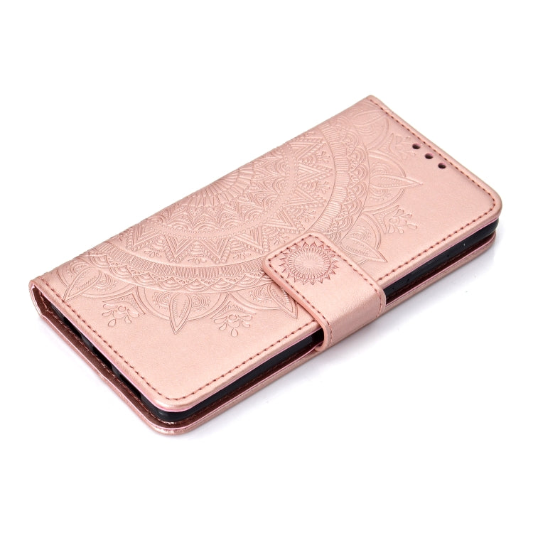 For Huawei P30 Totem Flower Embossed Horizontal Flip TPU + PU Leather Case with Holder & Card Slots & Wallet