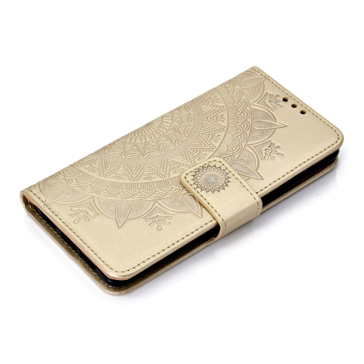 For Huawei P30 Totem Flower Embossed Horizontal Flip TPU + PU Leather Case with Holder & Card Slots & Wallet