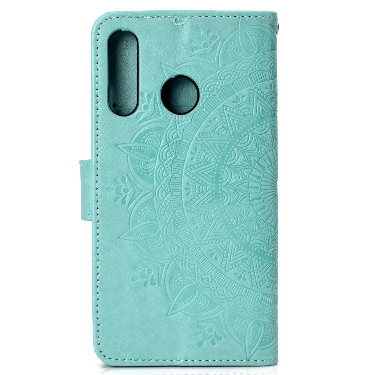 For Huawei P30 Lite Totem Flower Embossed Horizontal Flip TPU + PU Leather Case with Holder & Card Slots & Wallet