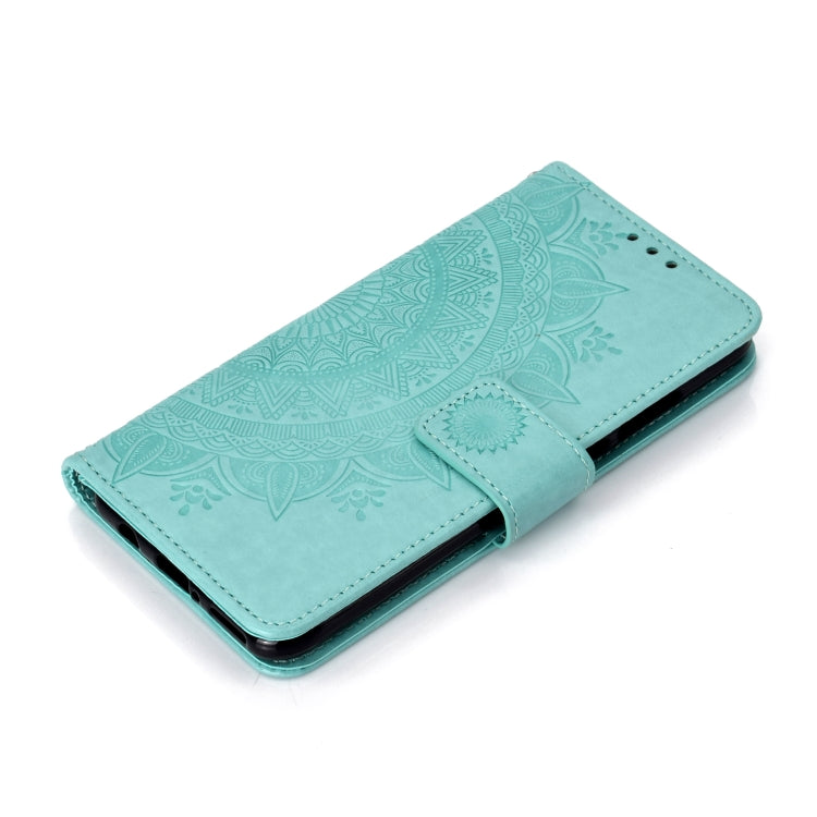 For Huawei P30 Lite Totem Flower Embossed Horizontal Flip TPU + PU Leather Case with Holder & Card Slots & Wallet