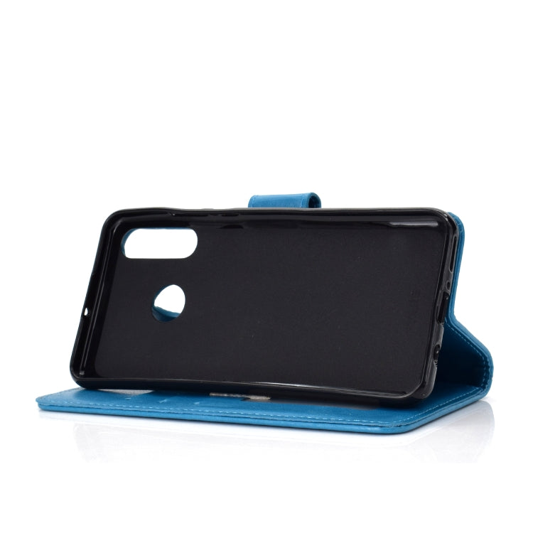 For Huawei P30 Lite Totem Flower Embossed Horizontal Flip TPU + PU Leather Case with Holder & Card Slots & Wallet