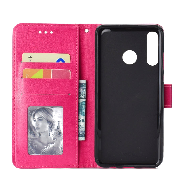 For Huawei P30 Lite Totem Flower Embossed Horizontal Flip TPU + PU Leather Case with Holder & Card Slots & Wallet