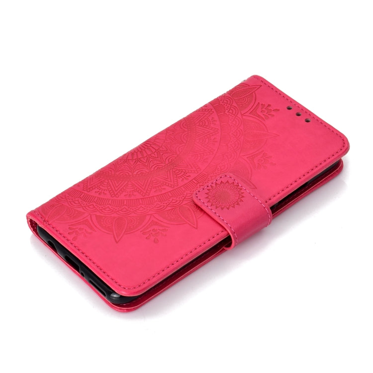 For Huawei P30 Lite Totem Flower Embossed Horizontal Flip TPU + PU Leather Case with Holder & Card Slots & Wallet