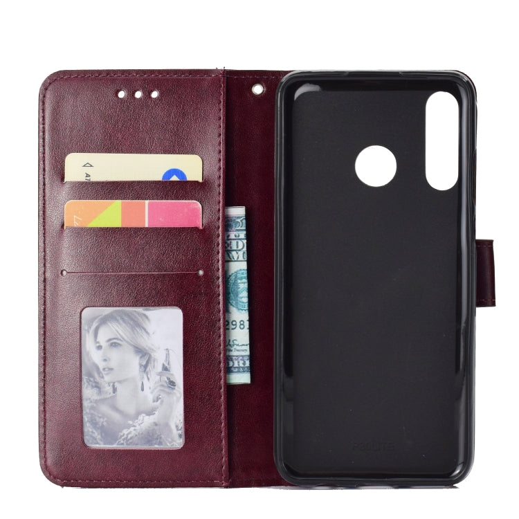 For Huawei P30 Lite Totem Flower Embossed Horizontal Flip TPU + PU Leather Case with Holder & Card Slots & Wallet