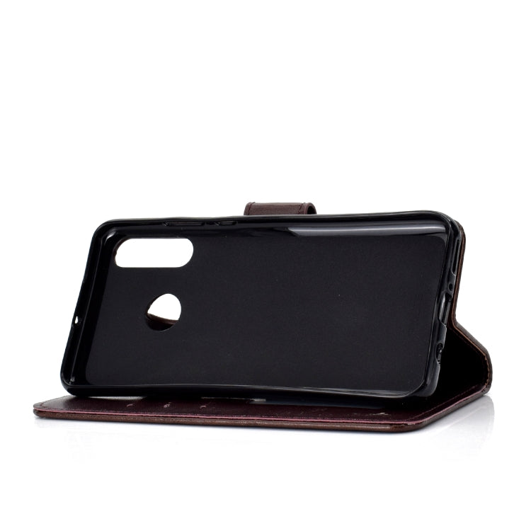 For Huawei P30 Lite Totem Flower Embossed Horizontal Flip TPU + PU Leather Case with Holder & Card Slots & Wallet