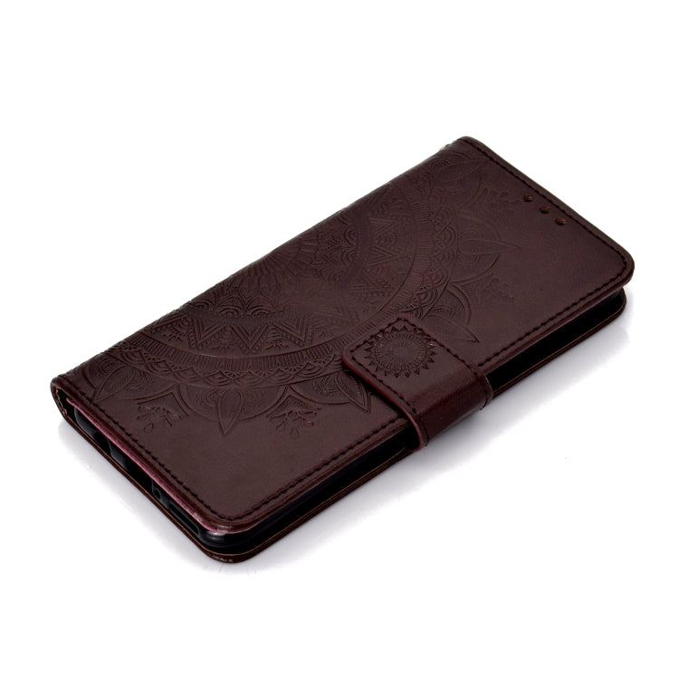 For Huawei P30 Lite Totem Flower Embossed Horizontal Flip TPU + PU Leather Case with Holder & Card Slots & Wallet