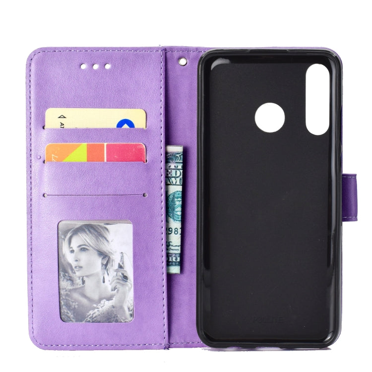 For Huawei P30 Lite Totem Flower Embossed Horizontal Flip TPU + PU Leather Case with Holder & Card Slots & Wallet