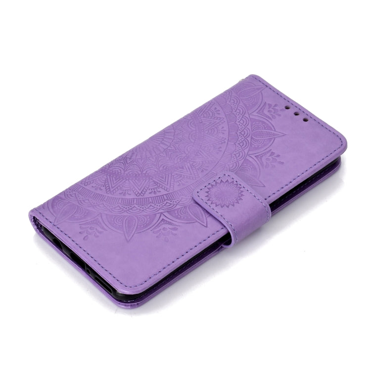 For Huawei P30 Lite Totem Flower Embossed Horizontal Flip TPU + PU Leather Case with Holder & Card Slots & Wallet