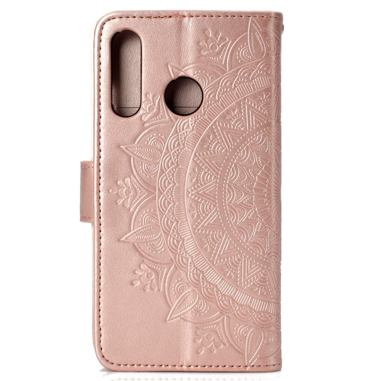 For Huawei P30 Lite Totem Flower Embossed Horizontal Flip TPU + PU Leather Case with Holder & Card Slots & Wallet