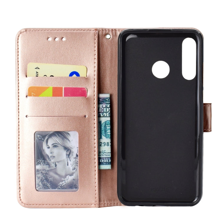 For Huawei P30 Lite Totem Flower Embossed Horizontal Flip TPU + PU Leather Case with Holder & Card Slots & Wallet