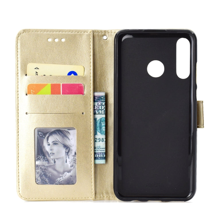 For Huawei P30 Lite Totem Flower Embossed Horizontal Flip TPU + PU Leather Case with Holder & Card Slots & Wallet