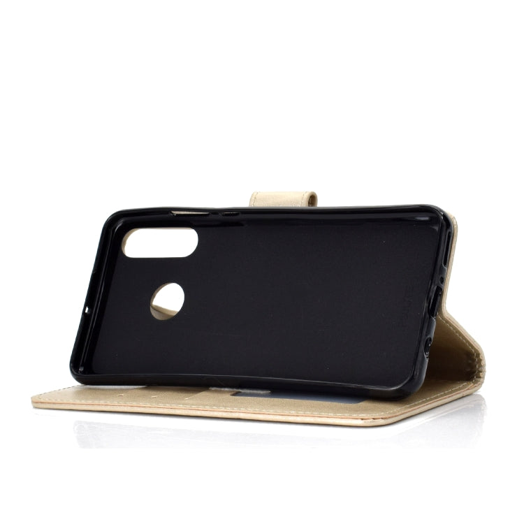 For Huawei P30 Lite Totem Flower Embossed Horizontal Flip TPU + PU Leather Case with Holder & Card Slots & Wallet
