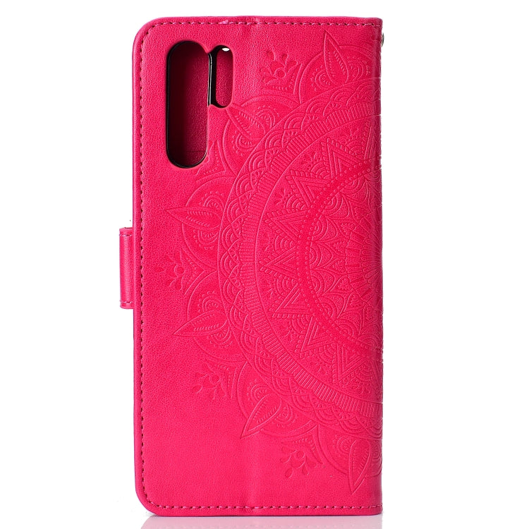 For Huawei P30 Pro Totem Flower Embossed Horizontal Flip TPU + PU Leather Case with Holder & Card Slots & Wallet