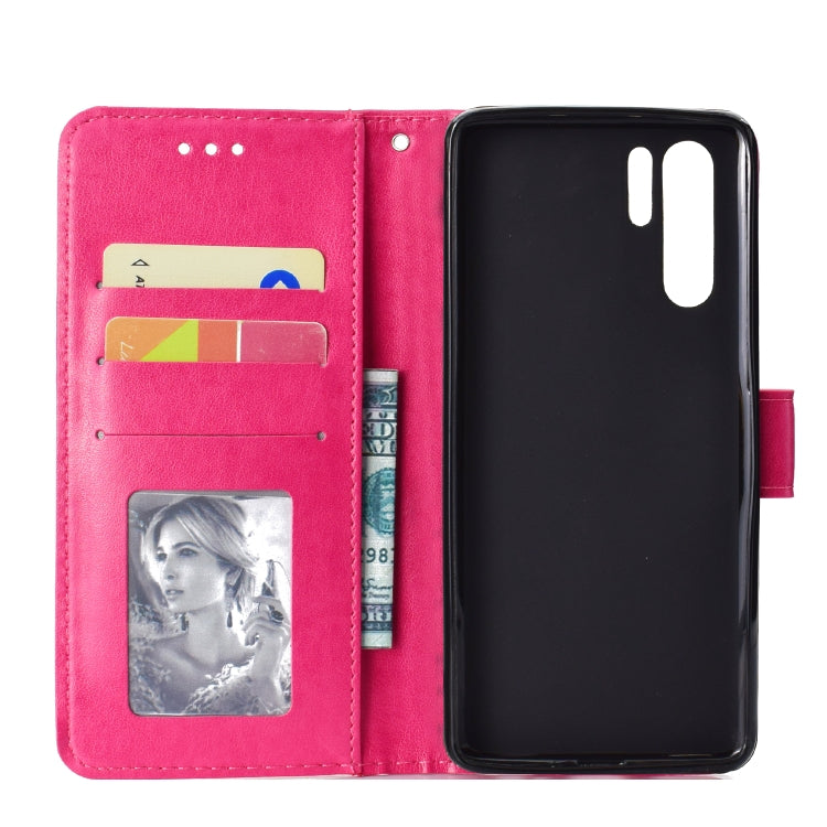 For Huawei P30 Pro Totem Flower Embossed Horizontal Flip TPU + PU Leather Case with Holder & Card Slots & Wallet