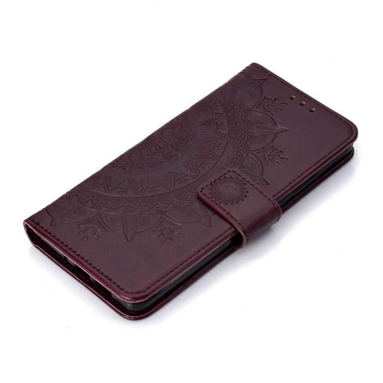 For Huawei P30 Pro Totem Flower Embossed Horizontal Flip TPU + PU Leather Case with Holder & Card Slots & Wallet
