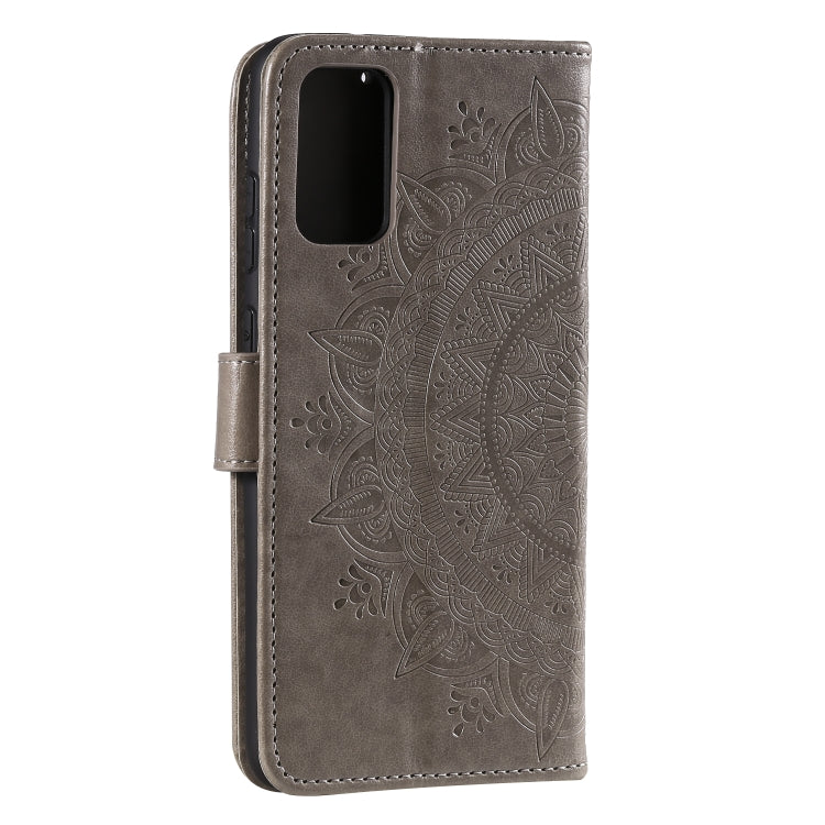 For Huawei P40 Totem Flower Embossed Horizontal Flip TPU + PU Leather Case with Holder & Card Slots & Wallet