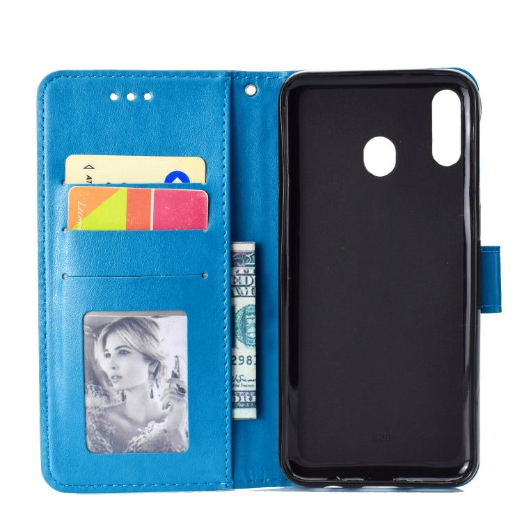 For Huawei P40 Lite E / Y7p Totem Flower Embossed Horizontal Flip TPU + PU Leather Case with Holder & Card Slots & Wallet