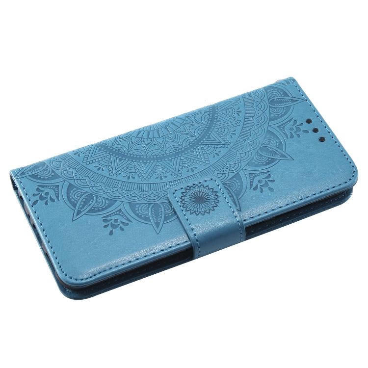 For Huawei P smart Totem Flower Embossed Horizontal Flip TPU + PU Leather Case with Holder & Card Slots & Wallet