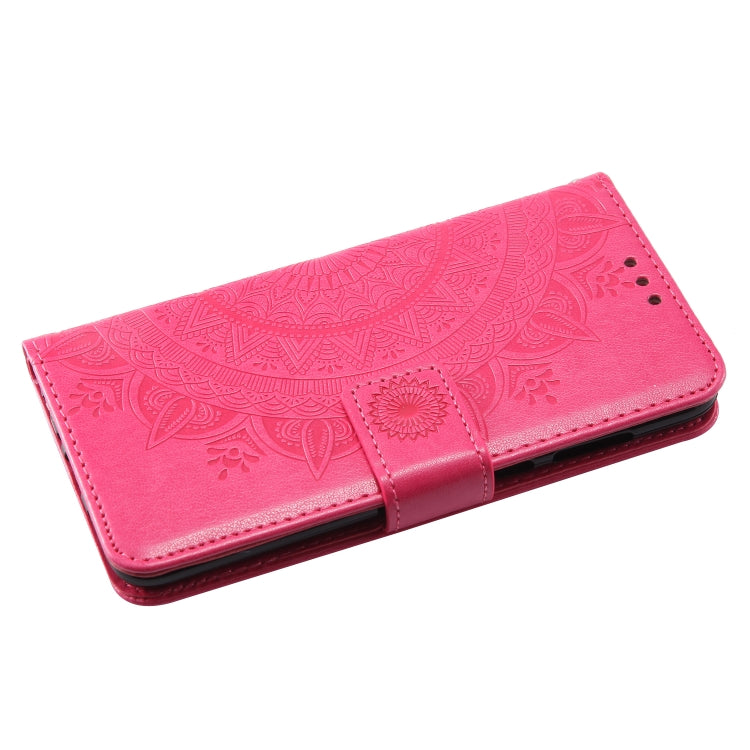 For Huawei P smart Totem Flower Embossed Horizontal Flip TPU + PU Leather Case with Holder & Card Slots & Wallet
