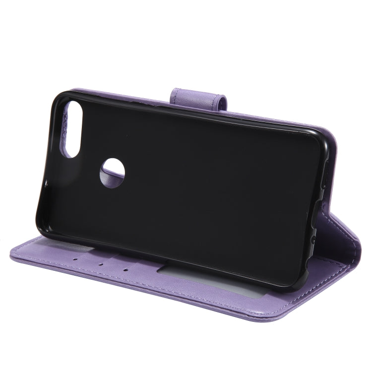 For Huawei P smart Totem Flower Embossed Horizontal Flip TPU + PU Leather Case with Holder & Card Slots & Wallet