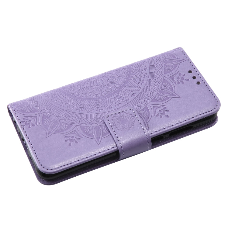 For Huawei P smart Totem Flower Embossed Horizontal Flip TPU + PU Leather Case with Holder & Card Slots & Wallet