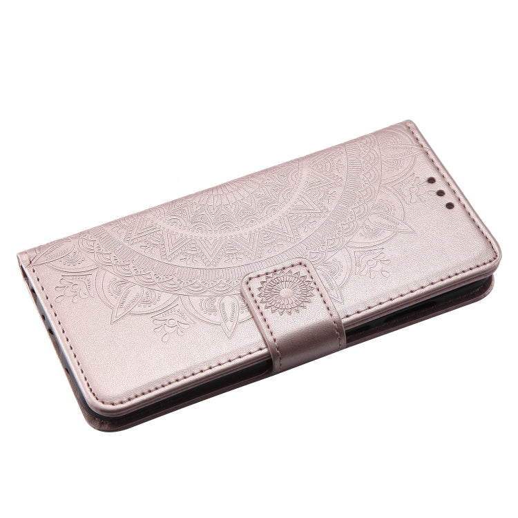 For Huawei P smart Totem Flower Embossed Horizontal Flip TPU + PU Leather Case with Holder & Card Slots & Wallet