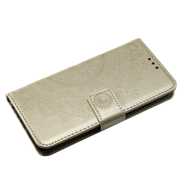 For Huawei P smart Totem Flower Embossed Horizontal Flip TPU + PU Leather Case with Holder & Card Slots & Wallet