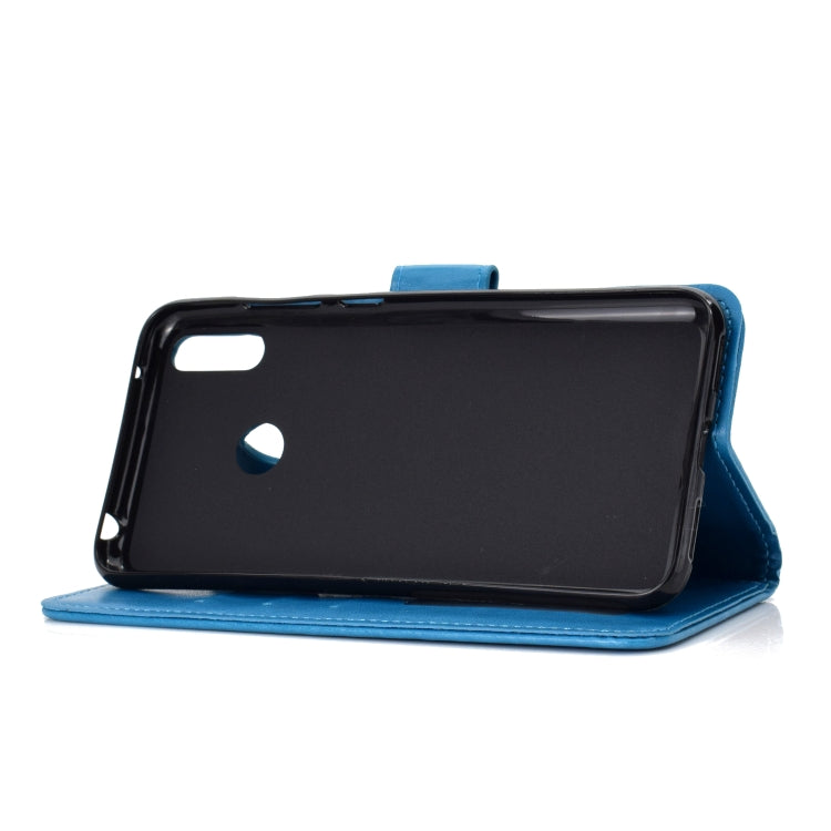 For Huawei Y7 (2019) Totem Flower Embossed Horizontal Flip TPU + PU Leather Case with Holder & Card Slots & Wallet
