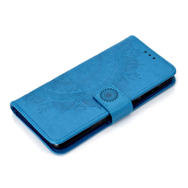 For Huawei Y7 (2019) Totem Flower Embossed Horizontal Flip TPU + PU Leather Case with Holder & Card Slots & Wallet