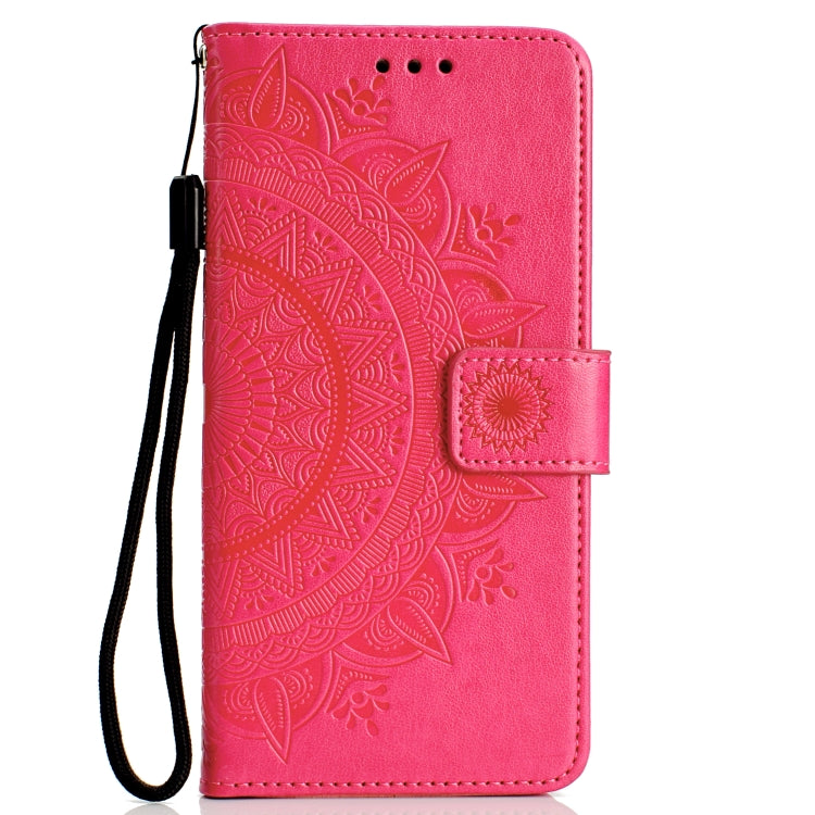 For Huawei Y7 (2019) Totem Flower Embossed Horizontal Flip TPU + PU Leather Case with Holder & Card Slots & Wallet