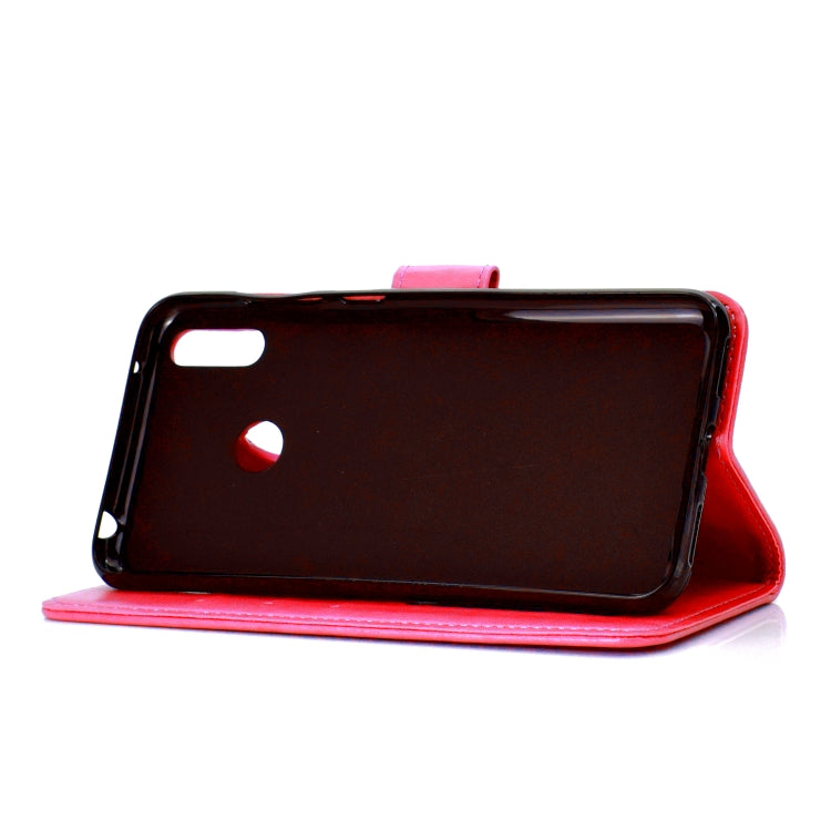 For Huawei Y7 (2019) Totem Flower Embossed Horizontal Flip TPU + PU Leather Case with Holder & Card Slots & Wallet