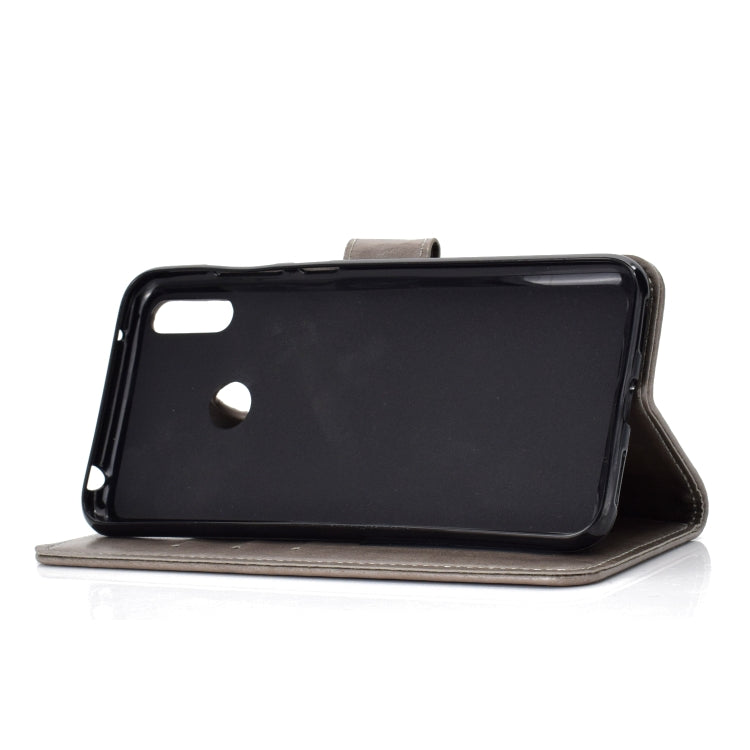 For Huawei Y7 (2019) Totem Flower Embossed Horizontal Flip TPU + PU Leather Case with Holder & Card Slots & Wallet