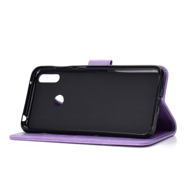 For Huawei Y7 (2019) Totem Flower Embossed Horizontal Flip TPU + PU Leather Case with Holder & Card Slots & Wallet